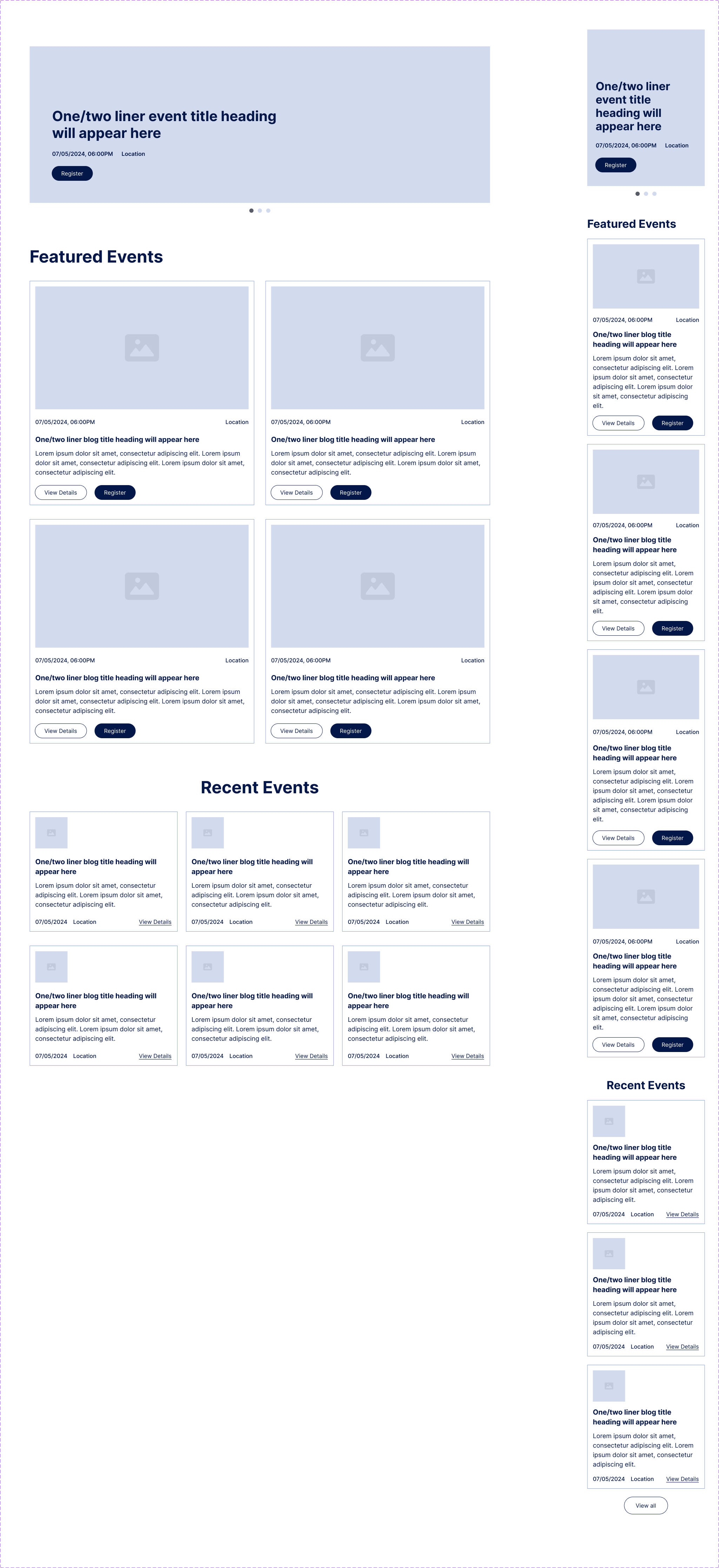Event Listing | Figma Component Library