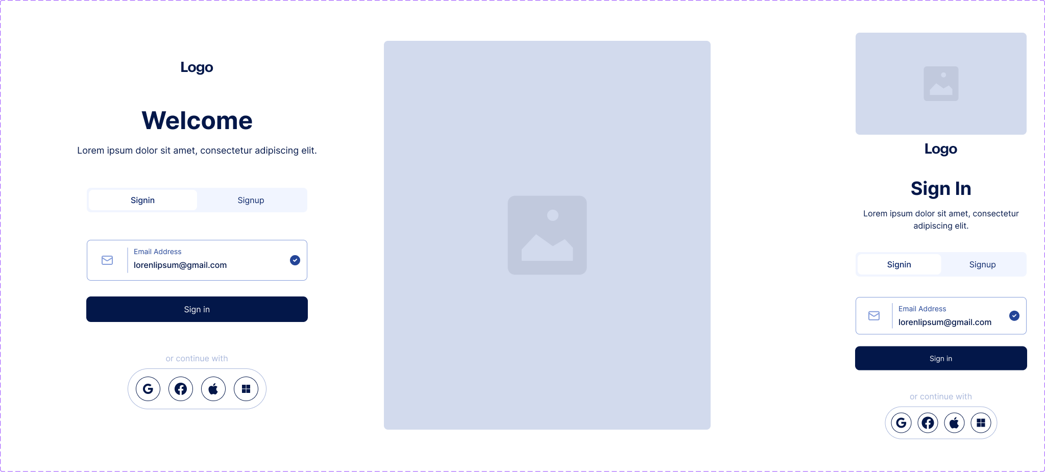 Sign In 16 | Figma Component Library