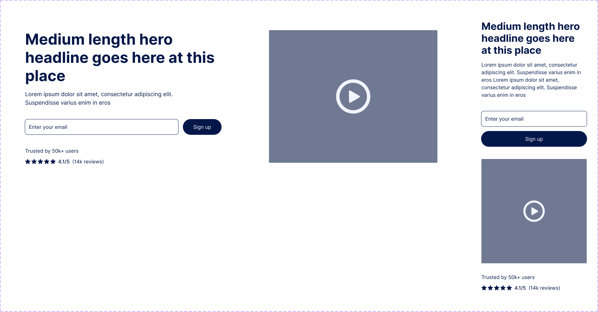 Hero Section 18 | Figma Component Library