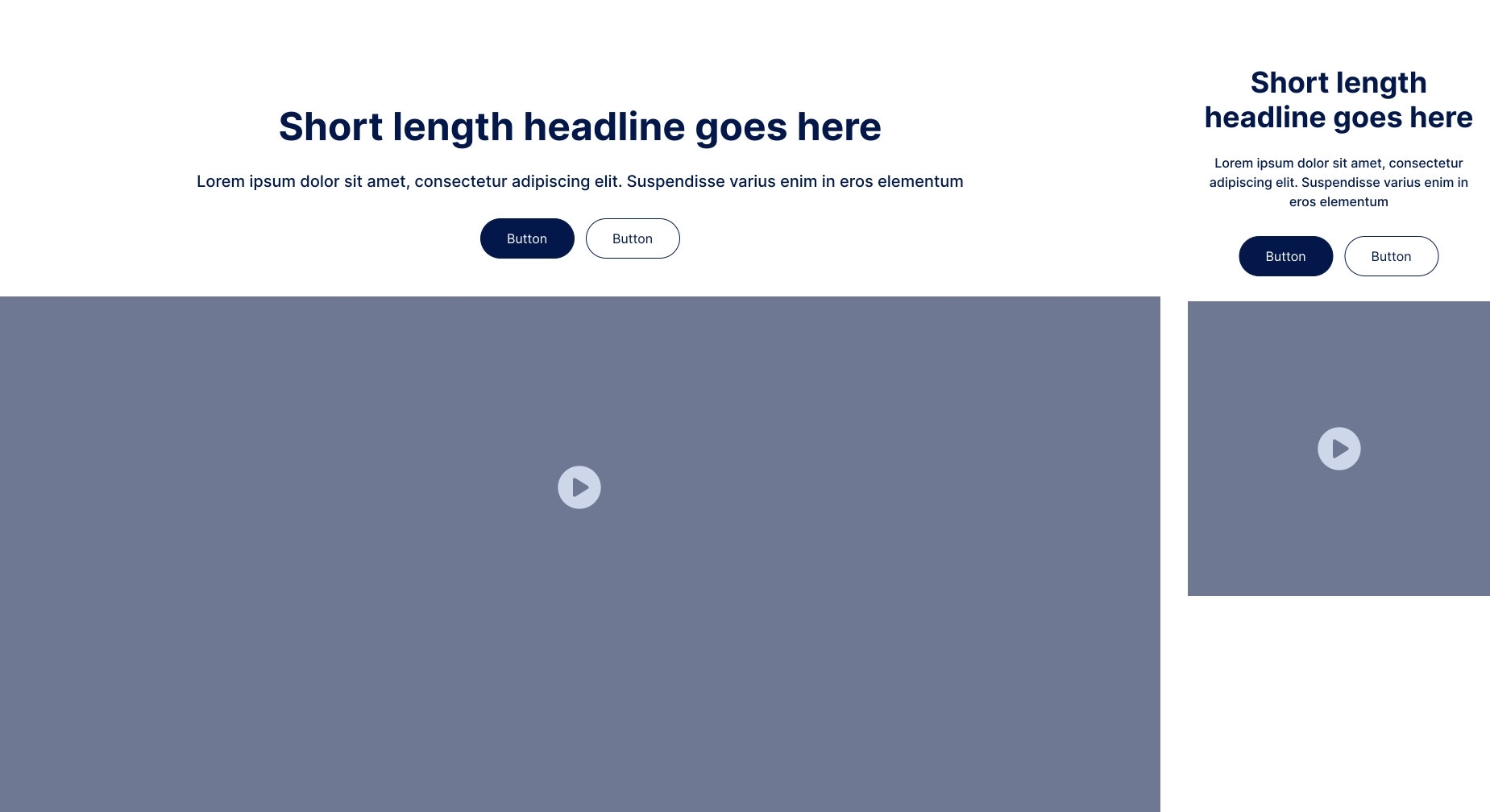 Hero Section | Figma Component Library