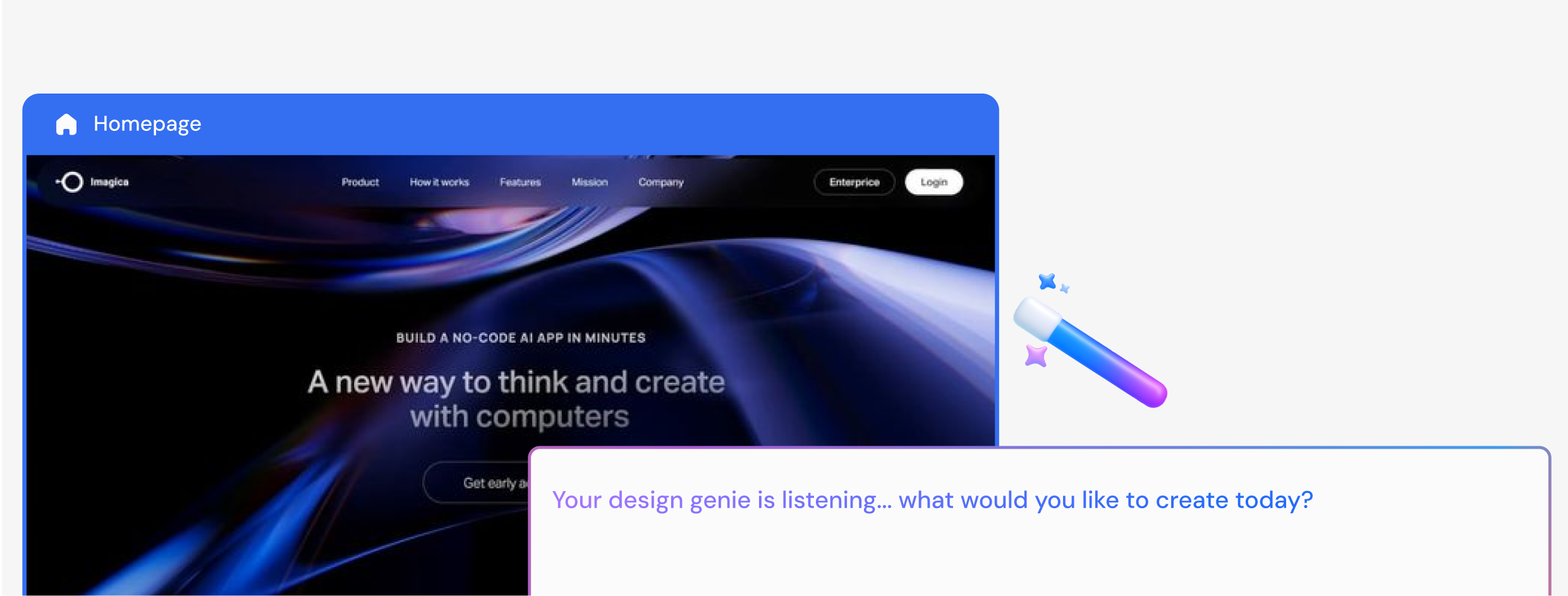 Get Text to UI design