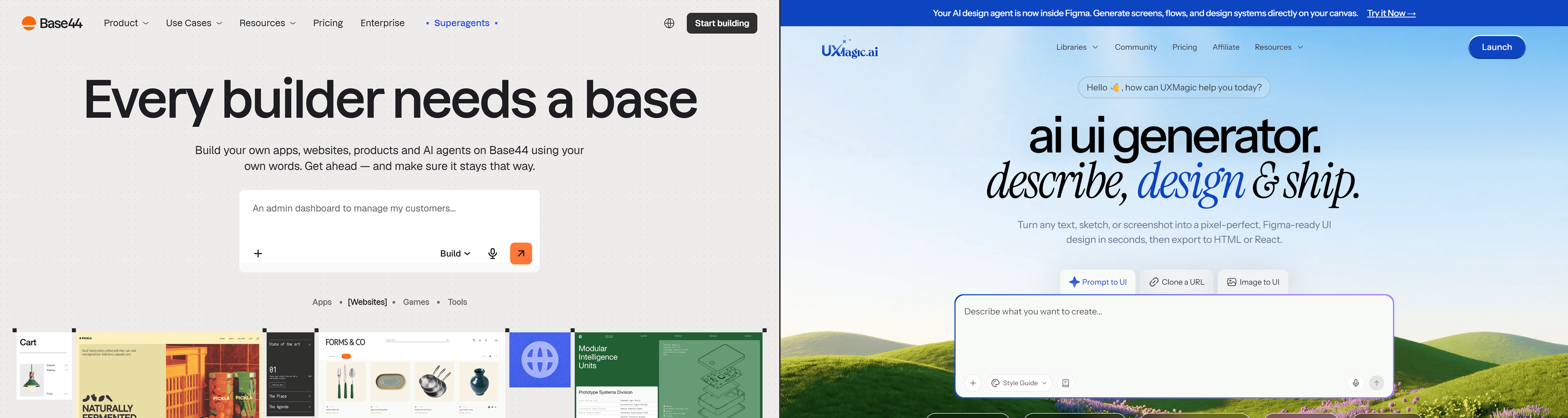 base44 vs uxmagic