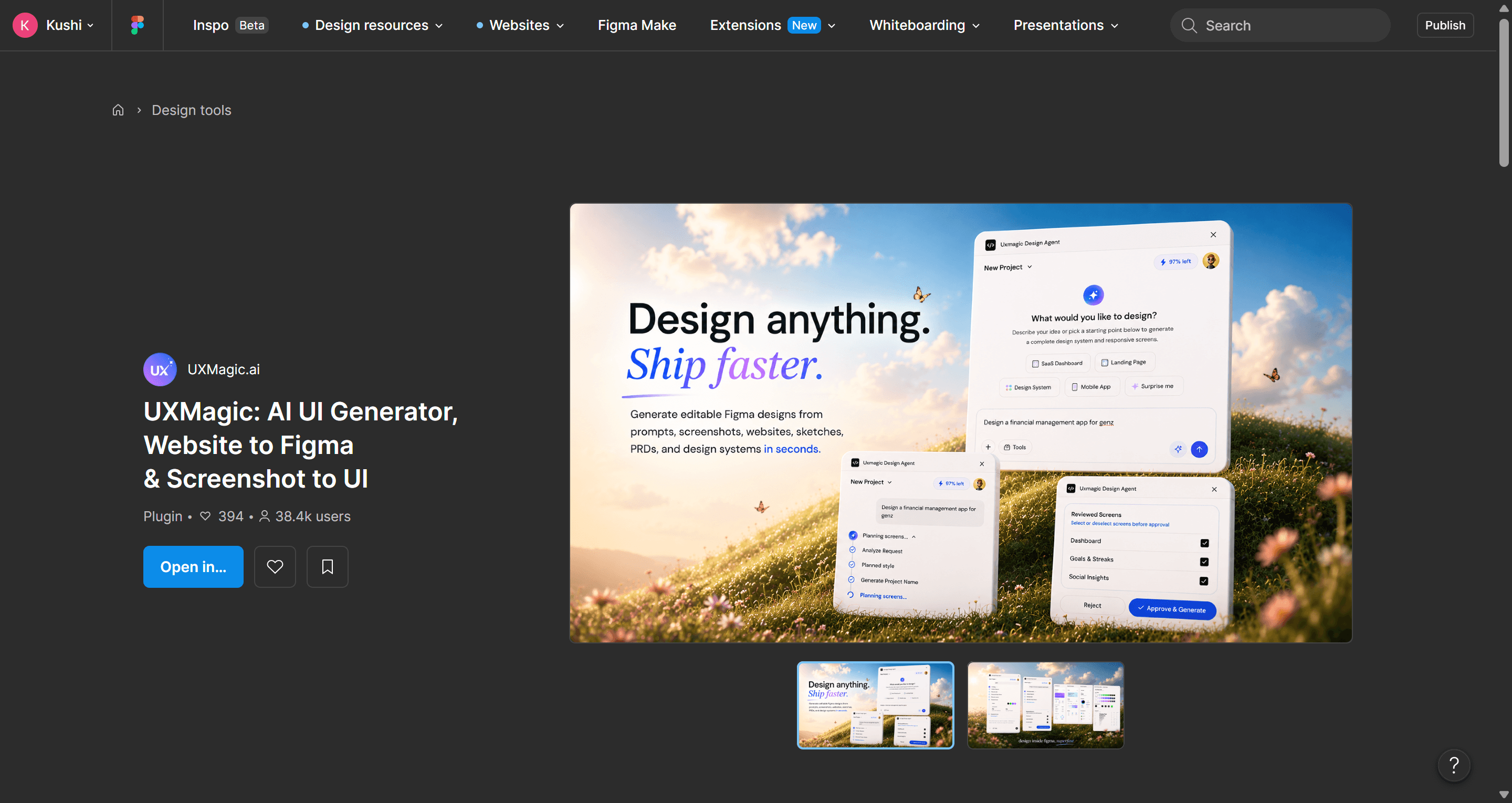 uxmagic plugin